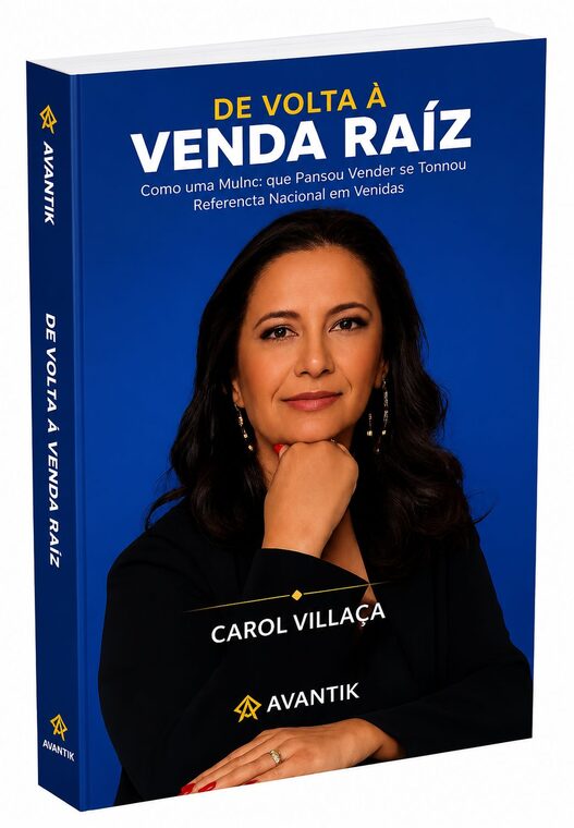 Capa do livro De Volta à Venda Raiz, de Carol Villaça